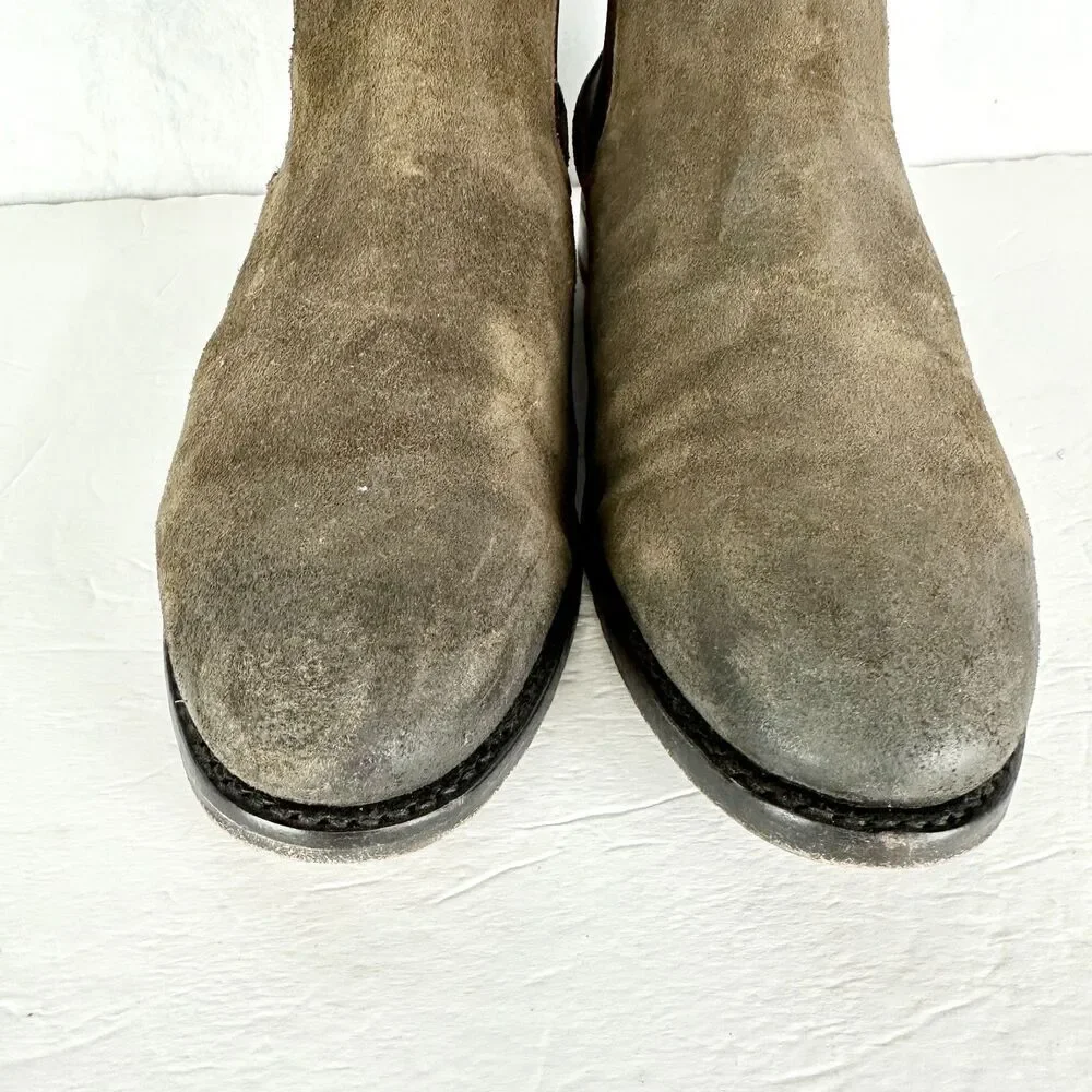 Thursday Boot Company Mens Cavalier Chelsea Boot Size 11.5 Suede Leather Brown